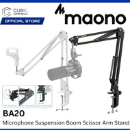 MAONO BA20 /BA37 MICROPHONE SUNSPENSION BOOM SCISSOR ARM STAND WITH FLEXIBLE AND ADJUSTABLE DESIGN F