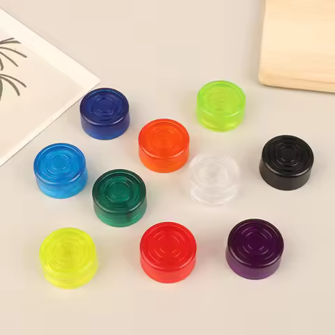 (LA)[LA]5Pcs Guitar Effect Pedal Foot Nail Cap Parts Foot Switch Toppers Knob Plastic Bumpers Footsw