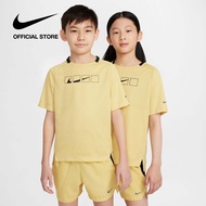 Nike Dri-FIT Kaos Anak-Anak Multi Tech Short-Sleeve - Saturn Gold [HJ0631-700]