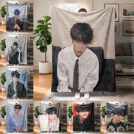 Zhou Yiran Zhang Lurang Fluffy Throw Blanket Soft Cozy Fan Gift For Girls Birthday Present When I Fl
