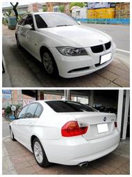 SAVE認證，2008年 BMW 320I 稀有白色車款，一手車，原版件