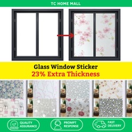 90cm Frosted Glass Window Sliding Door Tingkap Nako Kaca Dapur Cermin Tinted Home Pejabat Privacy Film Sticker #26 (TC)