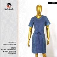 Batik Keris Sackdress Lengan Pendek Agung Sinambung Komb Truntum