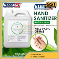 Kleenso Hand Sanitizer 4kg Hand Sanitizer Spray Alcohol Sanitizer Spray Instant Hand Sanitizer Alcoh