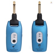 2.4G Wireless Guitar System Electric Guitars Transmitter and Receiver Set Built-in Rechargeable Batt