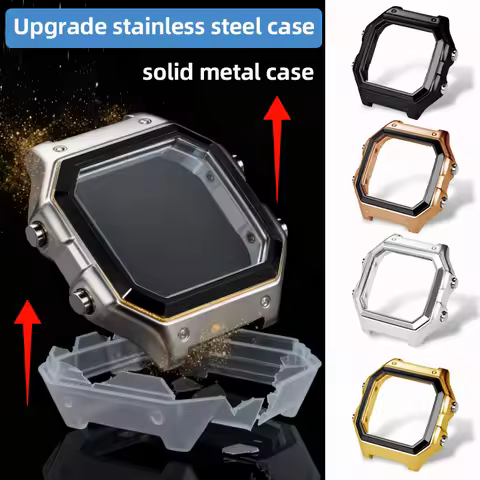 AE-1200 Upgrade mod kit solid Stainless Steel case For Casio 3299 AE1200 AE-1300WH WS-1600H watch st