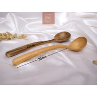 Wooden Soup Spoon. Round Wooden Spoon. Soup Wooden Spoon