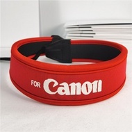 Wide Neck Strap RED For Canon 7D 5D 6D II T7I T6S T6 T6I 77D 800D 750D 90D 850D