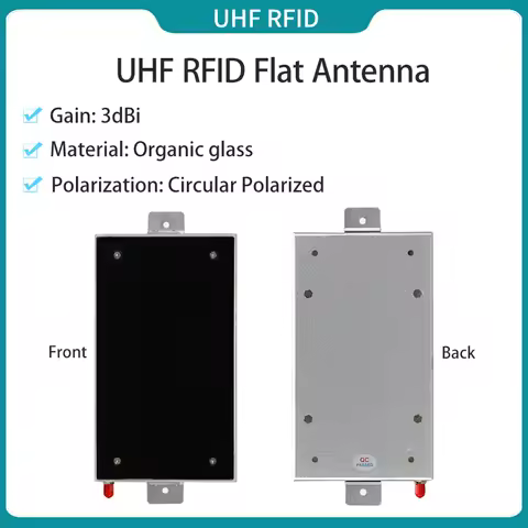 3dBi UHF RFID Flat Panel Antenna Circular Polarization UHF RFID Antenna for Filing Cabinet Managemen