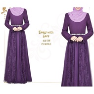 dress labuh﹢skirt labuh HOT 🔥 (PLUS SIZE / FREE SIZE) DRESS JUBAH DINNER LACE BRIDESMAID TUNANG NIKAH MUSLIMAH FASHION
