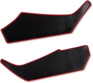 YOURS ZR-V Exclusive Interior Panel Cover, 2 PCS [Carbon Tone/Red] Kickguard Design, Sewing, Made in