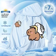 Yadou Nasa capybara Áo khoác chống nắng trẻ em ngăn tia UV mùa hè nhẹ
