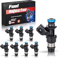 ENA Set of 8 Fuel Injector Compatible with Buick Cadillac Chevrolet GMC Hummer Saab Rainier Escalade