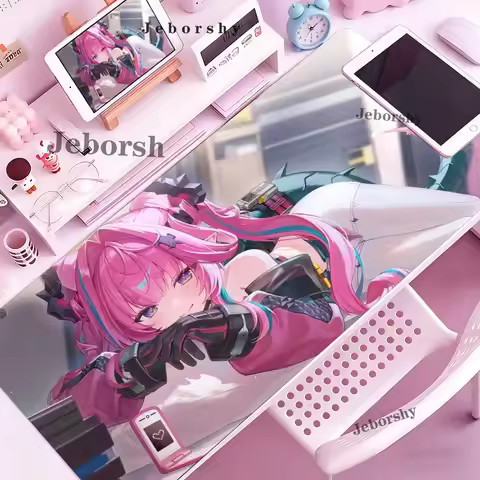 XXL Game Arknights Endfield Yvonne Mouse Pad Rug Non-slip Rubber Gamer Computer Mats Desk mat Laptop