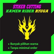 Kamen Rider Ryuga Cutting Sticker Car Motorcycle Accessories