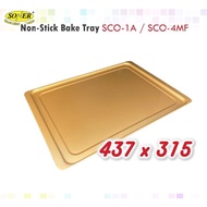 Suitable For SSODD Combat Oven Trays 437x315mm Non-Stick Bake Tray SONER SCO-1A SCO-4MF Elite 3 with Coating Gold