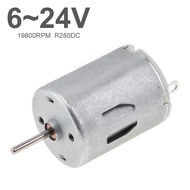 R280 DC Motor 6-24V 19800RPM High Speed Micro Motor