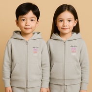 Children's suit - Unisex - Top and pants I Soleil Kidswear I No. 16 (9-10 years) I misty white I