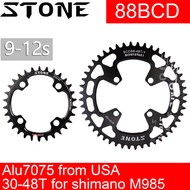 Stone 88BCD Round Bike Chainring for Shimano M985 30T 32T 36 38 40 42 44 46 48T MTB Bicycle Narrow W