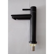 Mini STAINEL STEEL Black bivol Bib Tap paip besen