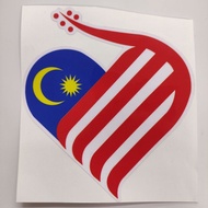 Bendera 68th Independence Day Prihatin Logo Sticker Hari Kebangsaan Ke-68 Kemerdekaan 2025