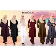 Suit Muslimah Jubah Seluar Haji dan Umrah Marissa Suit 4.0