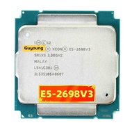 Xeon E5 2698V3 E5 V3 E5-2698V3 E5-2698 V3ประมวลผล CPU 2.3Ghz 16 Core 135W เต้ารับแอลจีเอ2011-3
