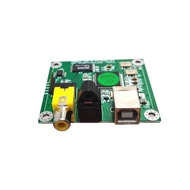 CM6631A  32bit 384khz USB To Coaxial Optical fiber SPDIF I2S Converter DAC Board Y