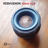 เลนส์มือหมุน Revuenon Auto 50mm F1.8 mount m42