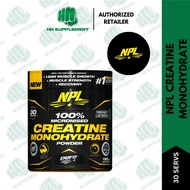 NPL 100% Micronised Creatine Mono 30 servings