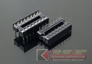 (มีตัวเลือก) [IC] Socket IC DIP 8P 14P ขาแบน