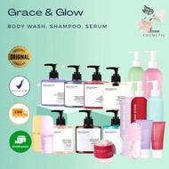 Terbaru! Grace and Glow Body Wash Body Serum - Black Opium English