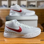 Nike Kyrie 1 "White/Silver/Red" basketball shoes casual sneakers for men's NBA shoes