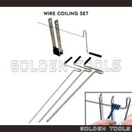 Wire Coiling Set with 4 Rods 4mm, 3mm, 2.5mm, 2mm Gizmo Wire Wrapping Jewellery Making Crafting DIY 