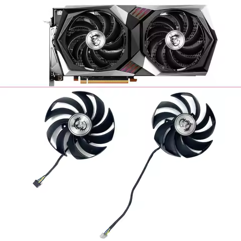 Cooling Fan For MSI GeForce RTX 3060 GAMING X GeForce RTX 3060 Ti GAMING X 8G LHR VIDEO CARD FANS 95