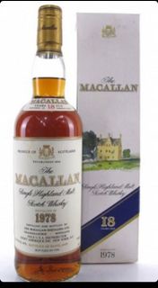 1978 The Macallan 18 Year Old Sherry Oak Single Malt Scotch Whisky