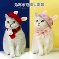 Cat hat Beret Beret’s hat Pet Necklace accessories