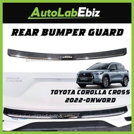 Rear Bumper Guard 3D with Chrome Linning Toyota Corolla Cross 2022-2023