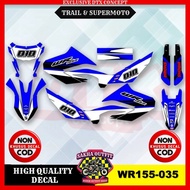 Decal Wr155 Full Body Decal Wr155 Decal Wr155 Supermoto Stiker Motor