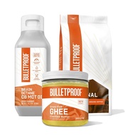 Bulletproof Starter Kit, 12oz Original Clean Coffee, 16oz 100% coconut C8 MCT Brain Octane Oil, 13.5