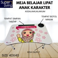 Children's Folding Character Study Table Size 40x40cm