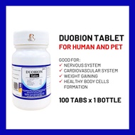 (EXP: 10/2026) Duobion Tablet/Vit B Complex (100 tablets/bottle) FOR HUMAN AND PET (Previously CCM B