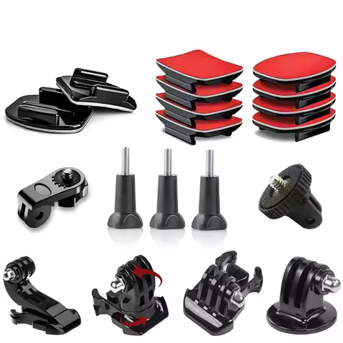 Accessories Kit for Action Camera Quick Release Tripod Adapter Mount Base for Gopro Insta360 AKASO S