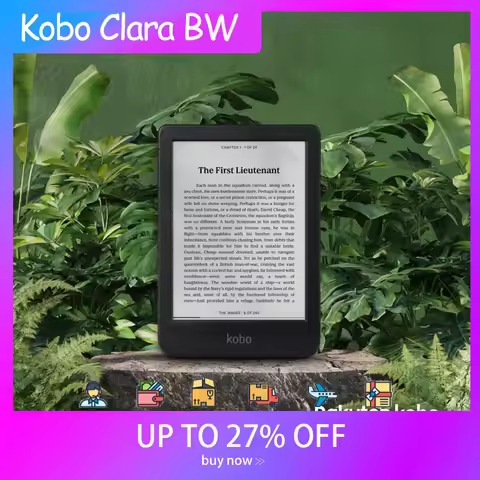 Kobo Clara BW eReader 6” Glare-Free Touchscreen with ComfortLight PRO Dark Mode Option Audiobooks Wa