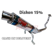 Exhaust racing R9 Motorcycle mio JMio Gt 113 mio Soul Gt 115 mio Soul Gt 125 Xeon Gt 125 Xeon RC mio