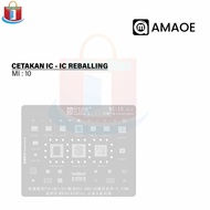 Amaoe MI 10 IC Mold BGA Reballing Stencil for SM7150 RAM SM8150 CPU XIAOMI 9 K20 Series Phone Repair