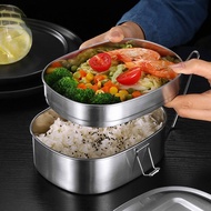 TaffHOME Lunch Box Double Layer Stainless Steel 410 950ml