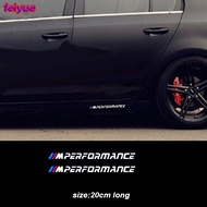 2pcs  new style car door sticker  for BMW E30 E34 E39 E46 E87 E90 F10 F20 F30 F31 X1 X3 X5 X7