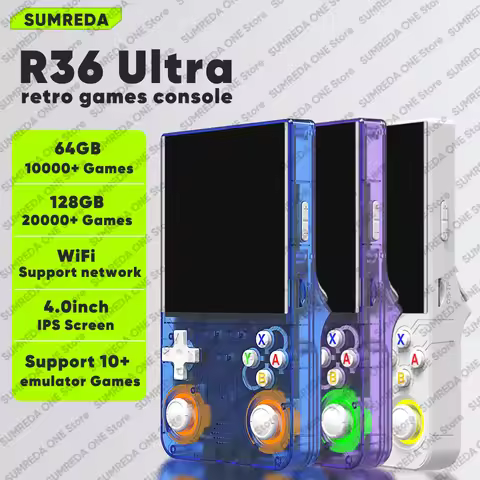 SUMREDA R36 Ultra R36S Ultra Portable Retro Game Console Handheld Video Gaming Emulator consoles emu