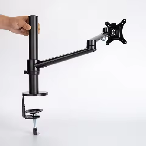 Huion Desktop Monitor Holder ST410 Single Arm Display Mount Bracket Height Adjustable Support Fit Un